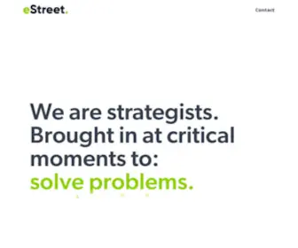 Estreetgroup.com(A successful campaign or cause) Screenshot