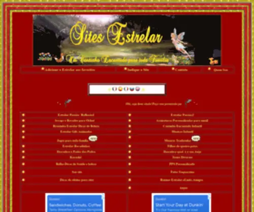 Estrelar13.com(Sites Estrelar...Seja bem vindo Sites Estrelar Gradient Cherry Blossom) Screenshot
