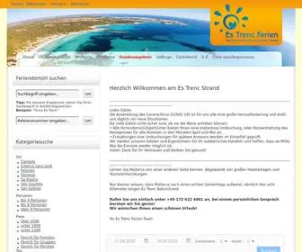 Estrenc-Ferien.de(Wohnen am EsTrenc Strand) Screenshot