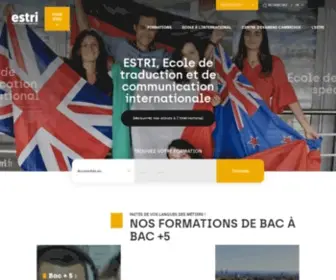 Estri.fr(École de langues à Lyon) Screenshot