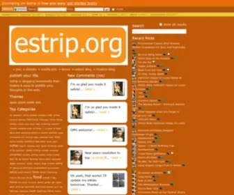 Estrip.org(Buffalo, NY's Original Neighborhood Blogging Community (estrip v8.0)) Screenshot