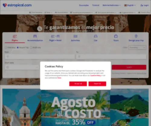 Estropical.com(Tropical Tours) Screenshot