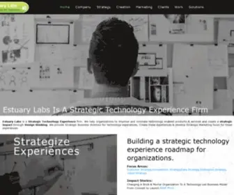 Estuarylabs.com(Strategize Experiences) Screenshot