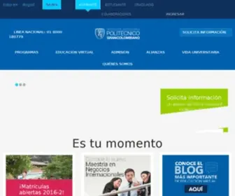 Estudiaenelpoli.edu.co(Politécnico Grancolombiano) Screenshot