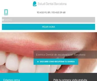 Estudidentalbarcelona.com(▷ Clínica dental en Barcelona) Screenshot