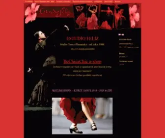Estudio-Feliz.cz(Flamenco kurzy tance v Praze) Screenshot