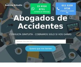 Estudiobaezza.com.ar(Abogados de accidentes) Screenshot