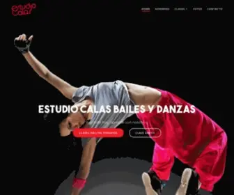 Estudiocalas.com.ar(Bailes y Danzas) Screenshot