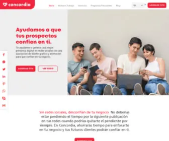 Estudioconcordia.com(Suscripción Diseño Gráfico) Screenshot