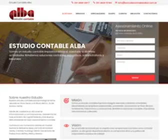 Estudiocontablealba.com.ar(Estudio Contable Impositivo) Screenshot