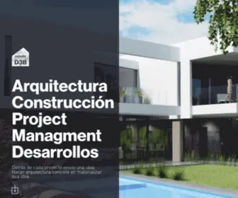 Estudiod3B.com(Estudio de Arquitectura) Screenshot
