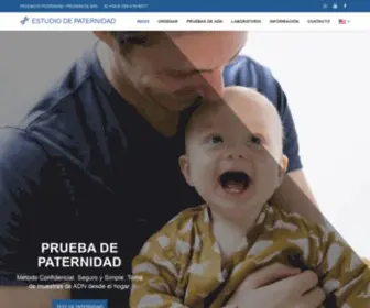 Estudiodepaternidad.com(Estudio de paternidad y pruebas de ADN) Screenshot