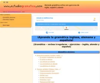 Estudiogramatica.com(Gramática) Screenshot