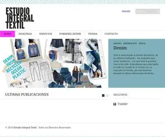 Estudiointegraltextil.com(Asesoramiento integral y diseño texil) Screenshot