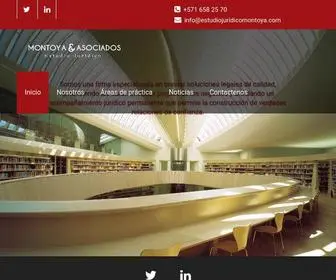 Estudiojuridicomontoya.com(Milton Montoya y Asociados) Screenshot