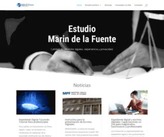 Estudiomarindelafuente.com(Estudio Jurídico Marin de la Fuente) Screenshot