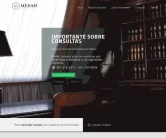 Estudiomedah.com.ar(Medah) Screenshot