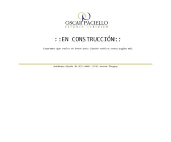 Estudiopaciello.com.py(Oscar Paciello) Screenshot