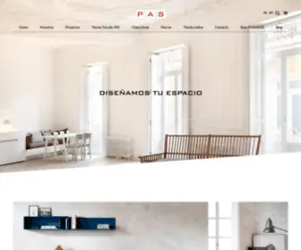 Estudiopas.com(▶ Tienda mobiliario de diseño y estudio de interiores en Valencia) Screenshot