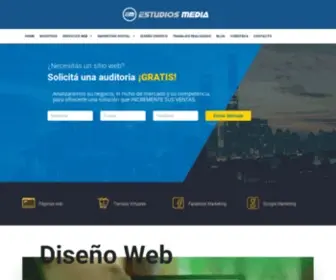 Estudiosmedia.com.ar(Estudios Media diseño de paginas web) Screenshot