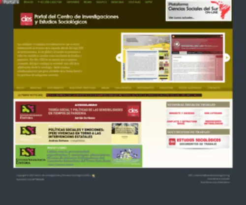 Estudiosociologicos.org(Estudiosociologicos) Screenshot
