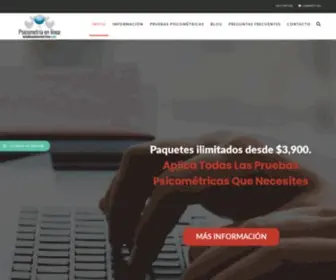 Estudiospsicometricos.com(Inicio) Screenshot