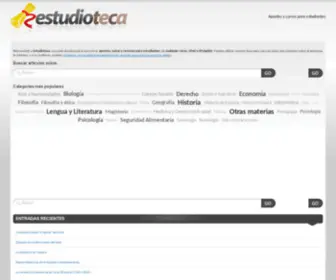 Estudioteca.net(Bienvenida) Screenshot