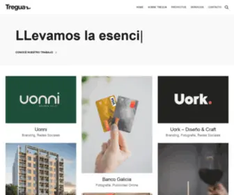 Estudiotregua.com(Branding & Contenido Digital) Screenshot