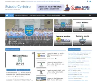 Estudocerteiro.com(Estudo Certeiro) Screenshot