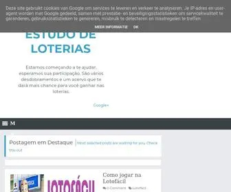 Estudodeloterias.net(Estudo de Loterias) Screenshot