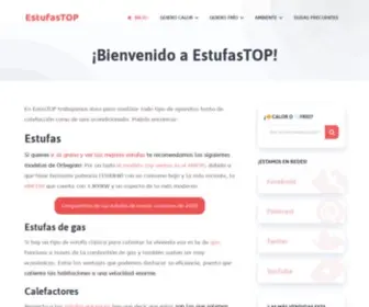 Estufastop.com(Estufas) Screenshot