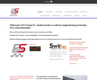 Estuning.no(Velkommen til ES Tuning) Screenshot
