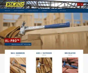 Estwing.com(Manufacturer of the finest American made hand tools) Screenshot