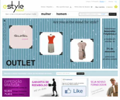 Estylemood.com(O seu novo fashion outlet online) Screenshot