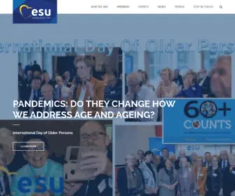 Esu-EPP.eu(European Seniors' Union) Screenshot