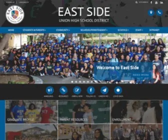 Esuhsd.org(East Side Union High School District) Screenshot