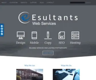 Esultants.com(Esultants Web Services) Screenshot