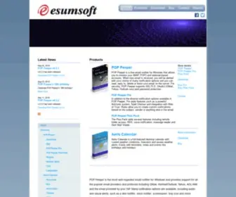 Esumsoft.com(Esumsoft :: Home) Screenshot
