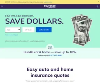 Esurance.com(Auto Insurance Quotes) Screenshot