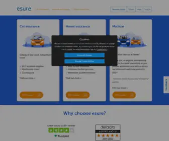 Esure.com(Esure Insurance) Screenshot
