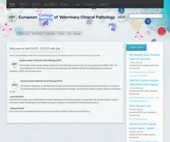 ESVCP.org(The ESVCP/ECVCP) Screenshot