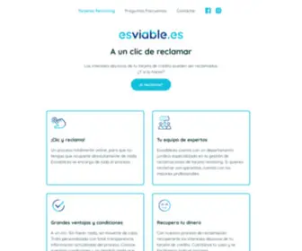 Esviable.es(Reclamaciones de Tarjetas Revolving) Screenshot