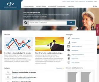 ESV.se(Ekonomistyrningsverket) Screenshot