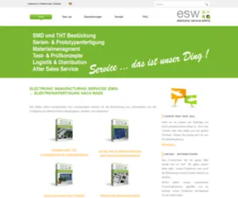 ESW-Stolberg.com(Electronic Manufacturing Services (EMS)) Screenshot