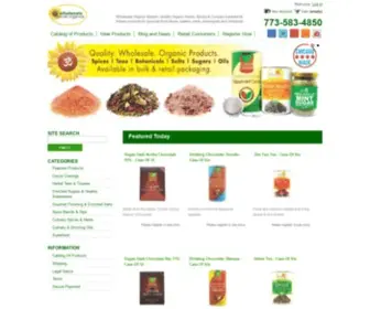 Eswholesale.com(Quality Wholesale Organic Products) Screenshot