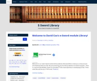 Eswordlibrary.com(E-Sword Library) Screenshot