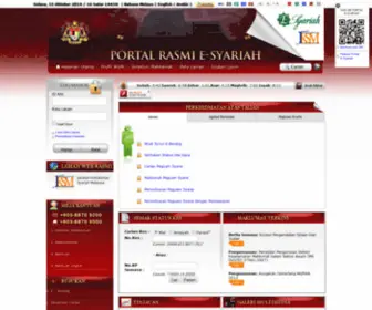 Esyariah.gov.my(E-Syariah Portal) Screenshot