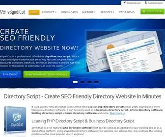 Esyndicat.com(Web directory script) Screenshot