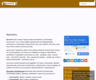 Esynonimy.pl(Zamiennik słowa) Screenshot