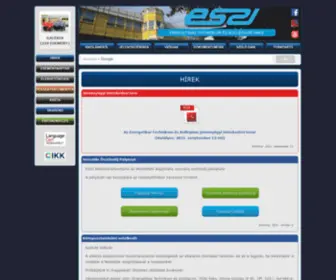 Eszi.hu(Energetikai Szakközépiskola és Kollégium) Screenshot